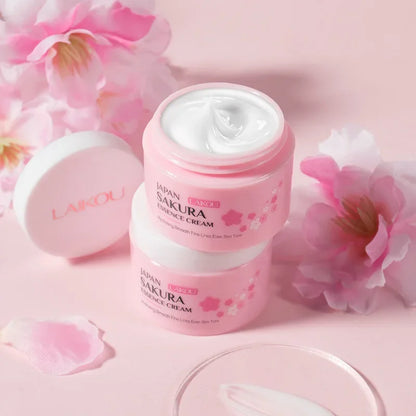 LAIKOU Japan Sakura Essence Cream Cherry Blossom Facial Cream Heavy Moisturizer Improving Dryness & Roughness Face Skin Care