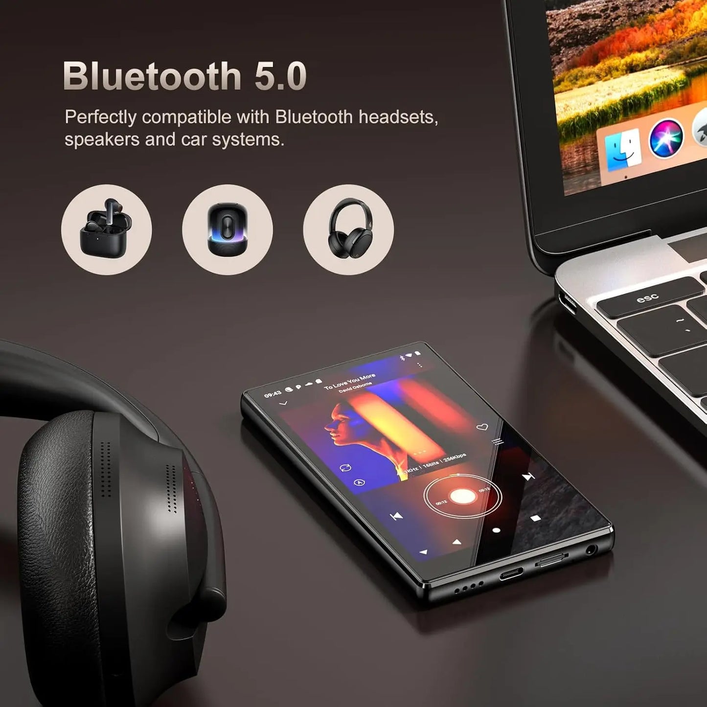 Android MP3/MP4 Player 13 - Screen 5" Touchscreen 96GB Bluetooth WiFi