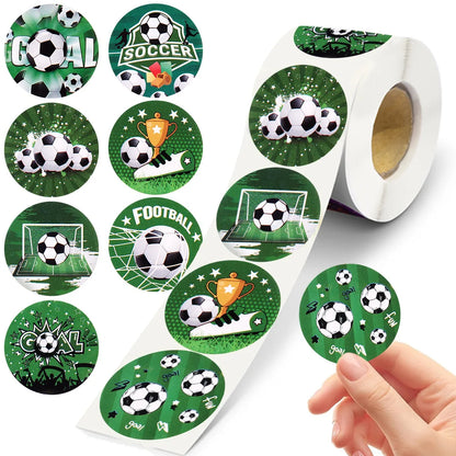 500pcs Football Stickers - Stickers Soccer Theme Birthday Baby Shower