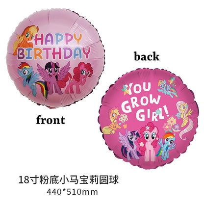 My Little Pony Number Balloons 1-10 Unicorn - Birthday Baby Shower Party