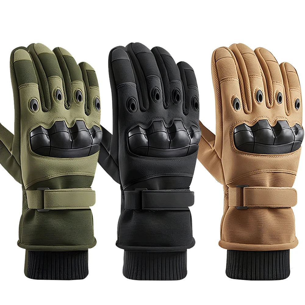 Winter Touchscreen Motorcycle Gloves - Tactical Military Combat Protection Hunting