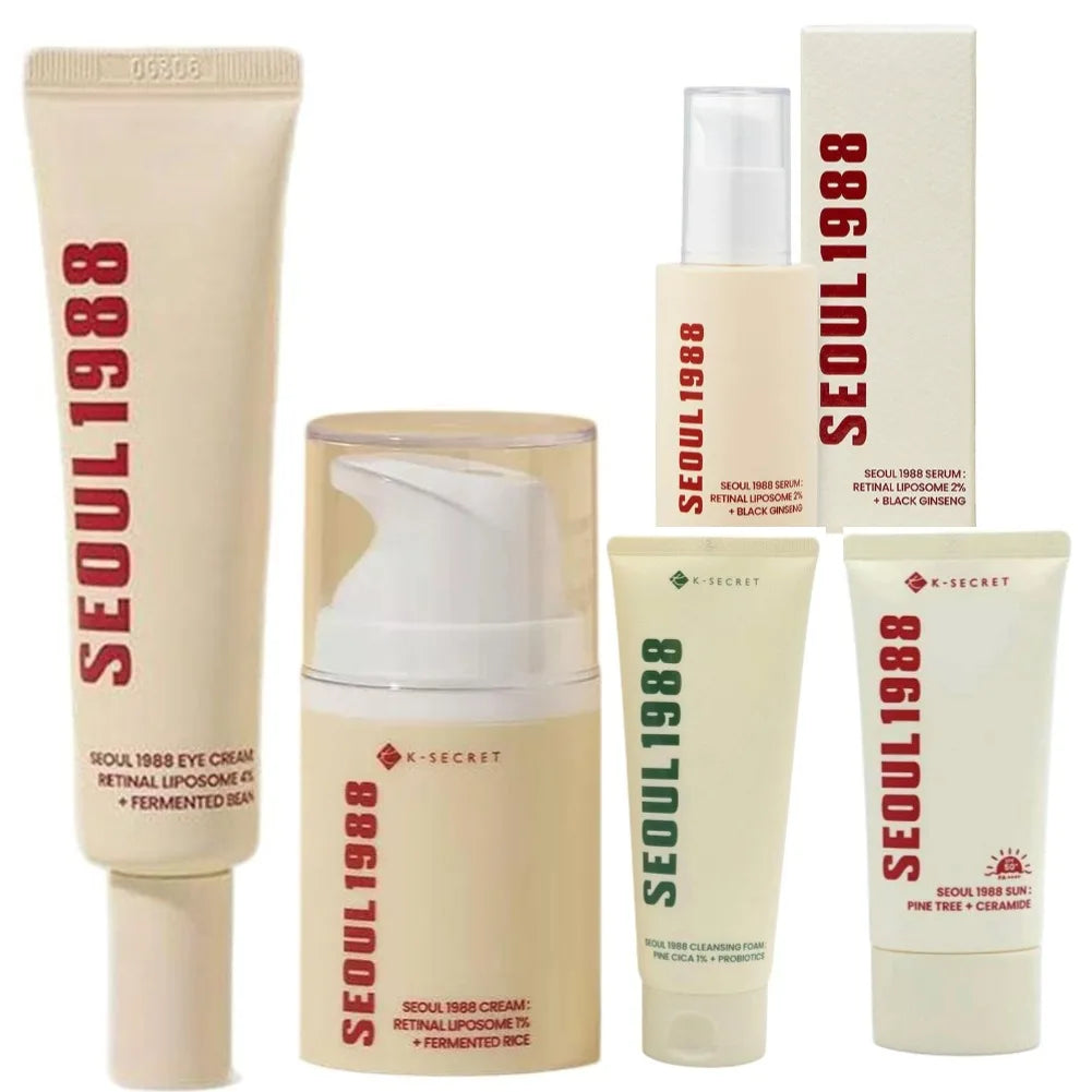 Seoul 1988 Retinol Liposome Face Cream - Anti-Wrinkle Eye Contour Moisturizing