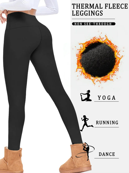 Fleece-Lined High Waist Leggings