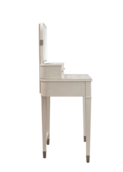 MDF Wood Makeup Vanity Mirror Desk - Hotel Room Modern Storage