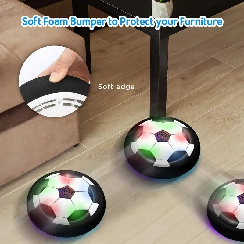 Electric LED Hover Soccer Ball with Music - Floating Football Toy for Kids