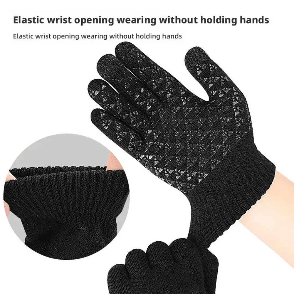 USB Heated Gloves Touchscreen Winter - Thermal Windproof Motorcycle Bike