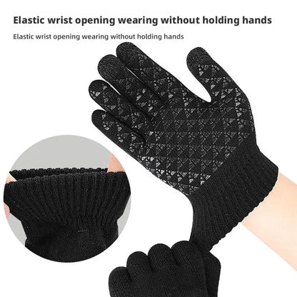 USB Heated Gloves Touchscreen Winter - Thermal Windproof Motorcycle Bike