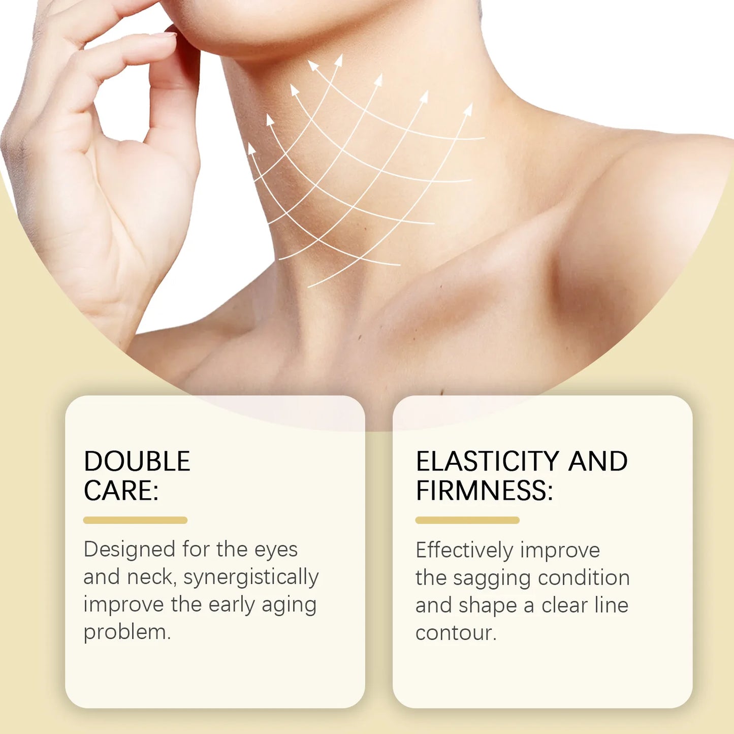 AH-8 Neck Firming Cream - Anti-Aging Polypeptide with Electric Massager