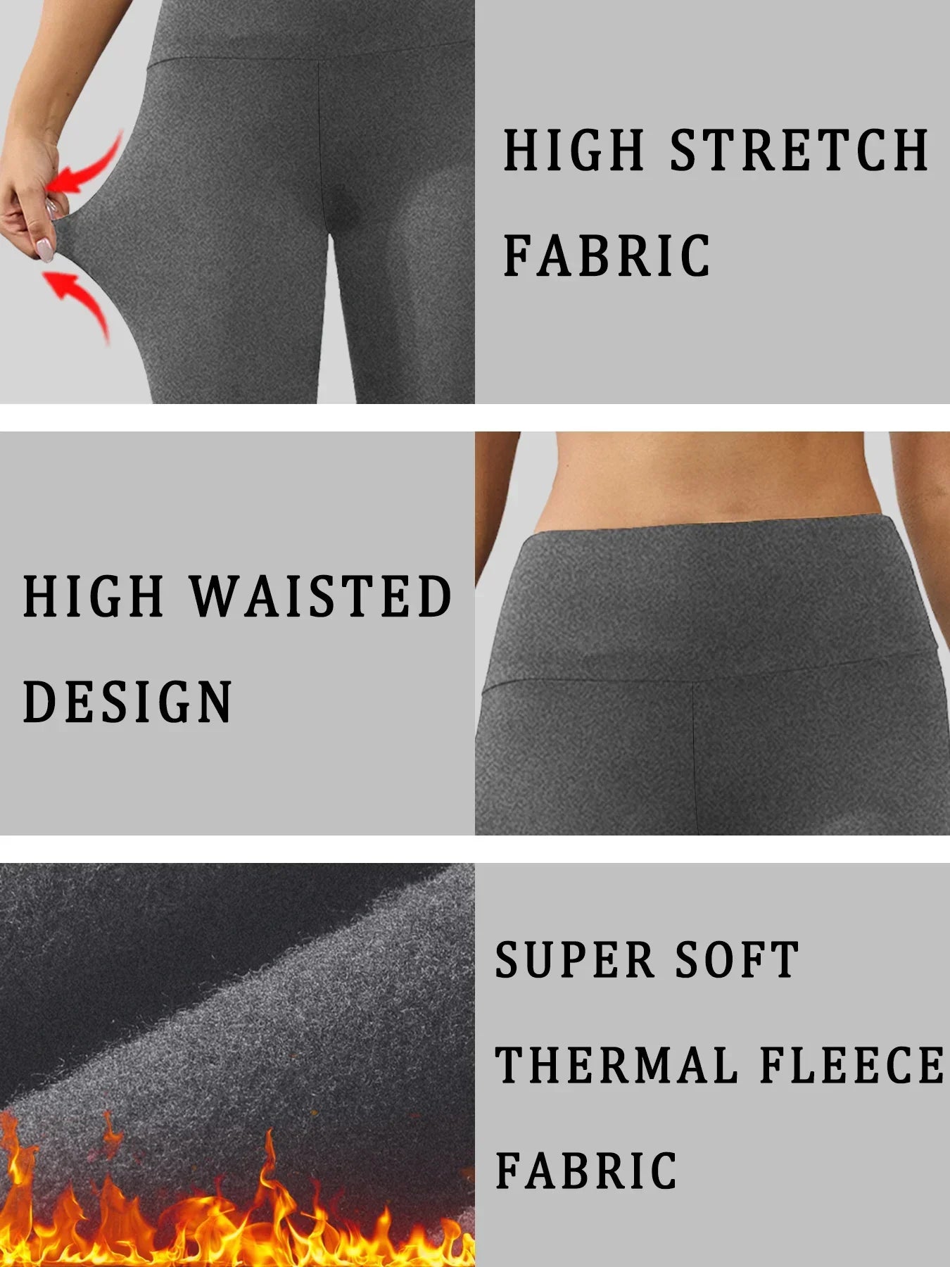 Fleece-Lined High Waist Leggings