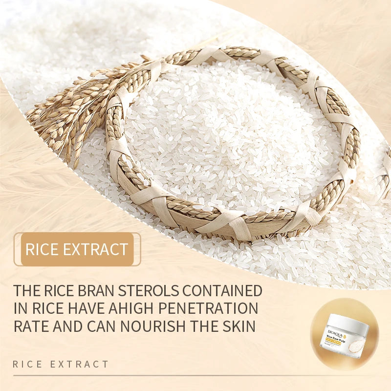 Cream Face Rice Puree Korean - Moisturizing Whitening K-Beauty Original