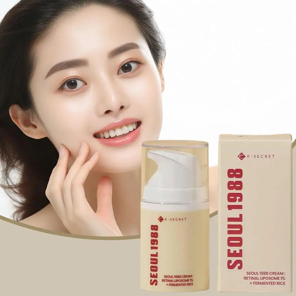 Seoul 1988 Retinol Liposome Face Cream - Anti-Wrinkle Eye Contour Moisturizing