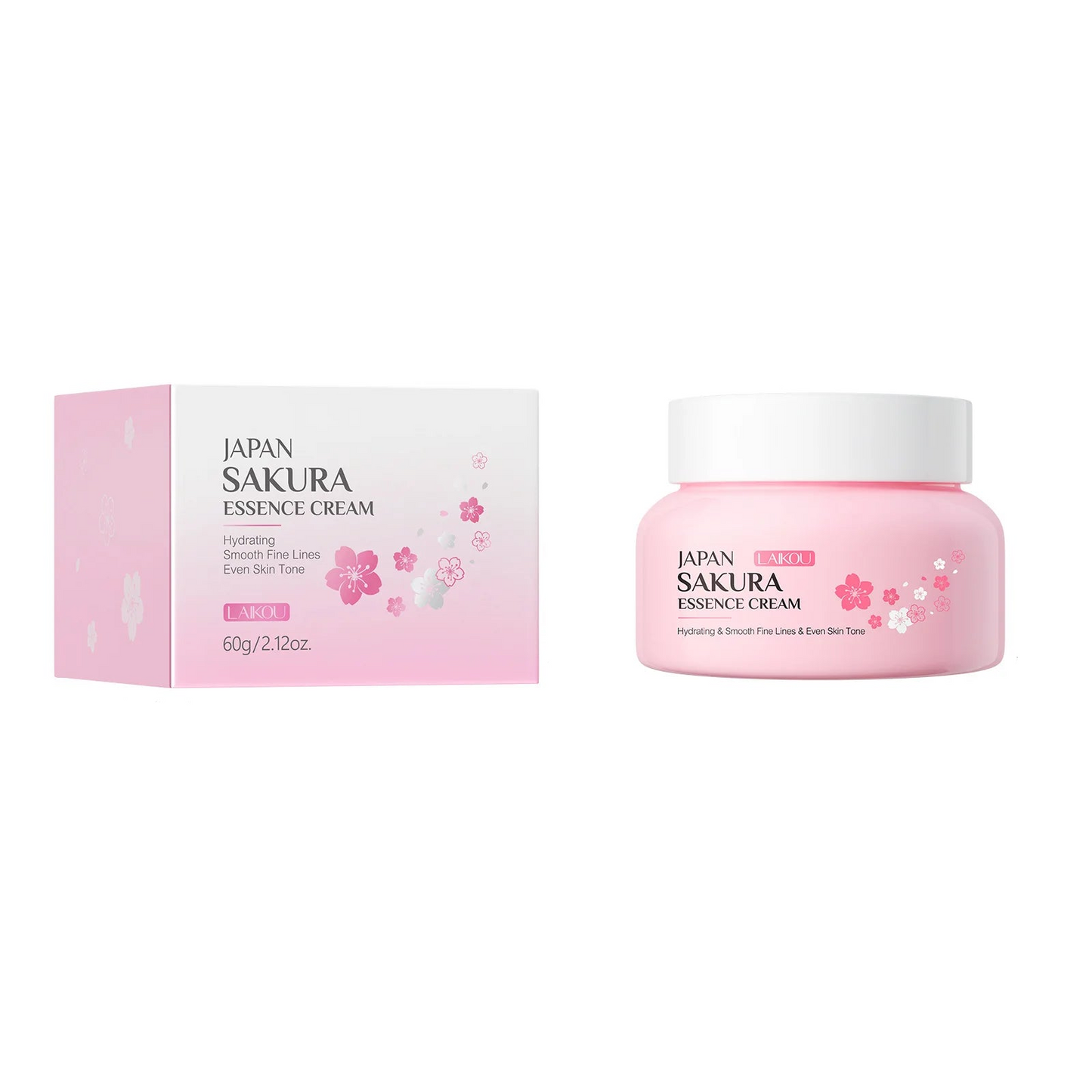 LAIKOU Japan Sakura Essence Cream Cherry Blossom Facial Cream Heavy Moisturizer Improving Dryness & Roughness Face Skin Care