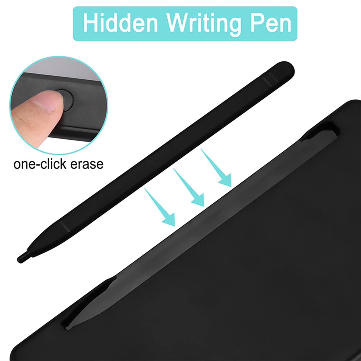 Scientific Calculator 2-in-1 Foldable - 6" LCD Drawing Tablet Desk