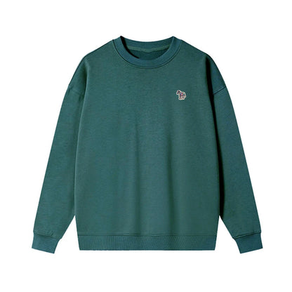 Hoodie Cotton Embroidery Men's/Women's - Sweat Collar Rond Long Sleeve Spring Fall