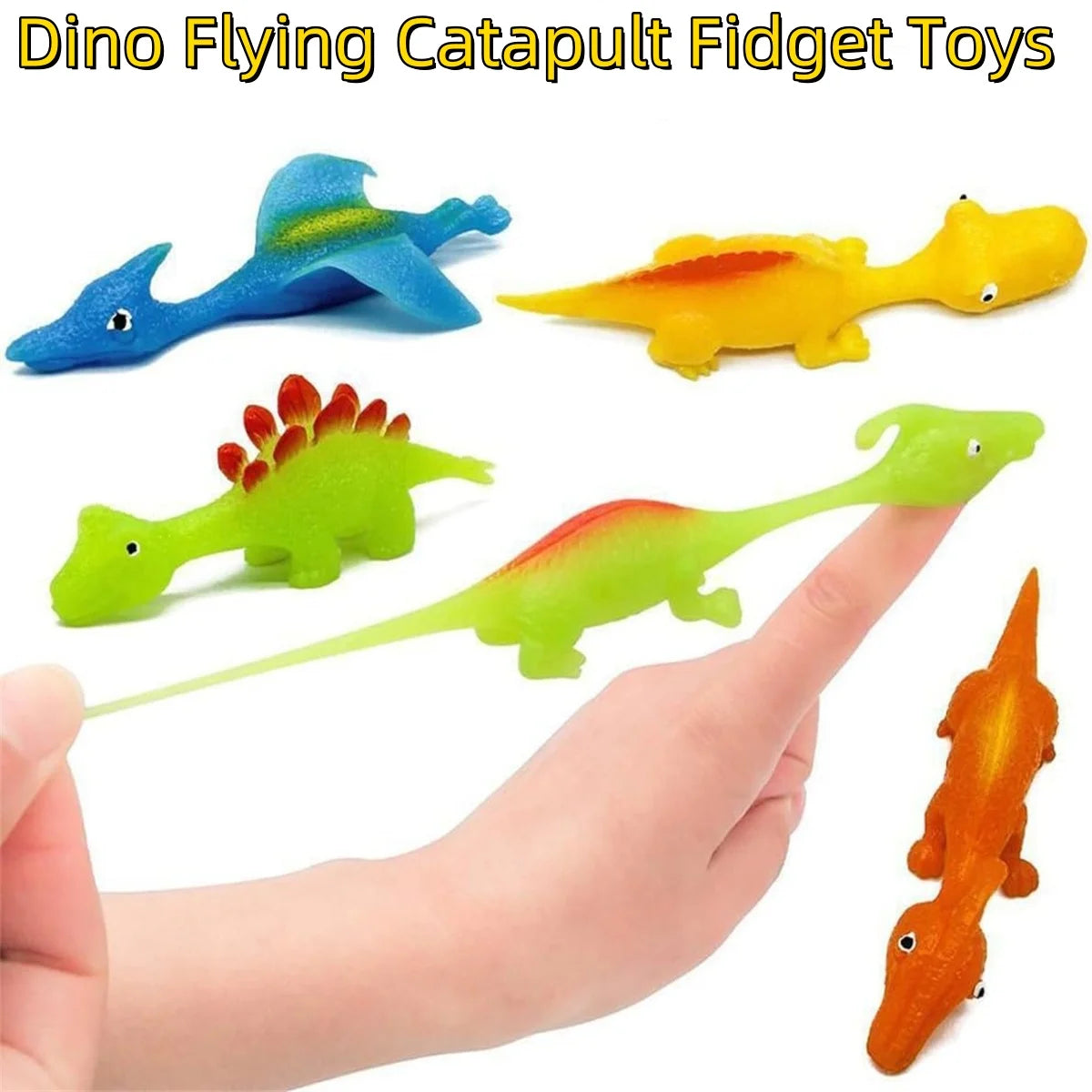 Dinosaur Catapult Game 5-20Pcs - Birthday Party Gift Kids