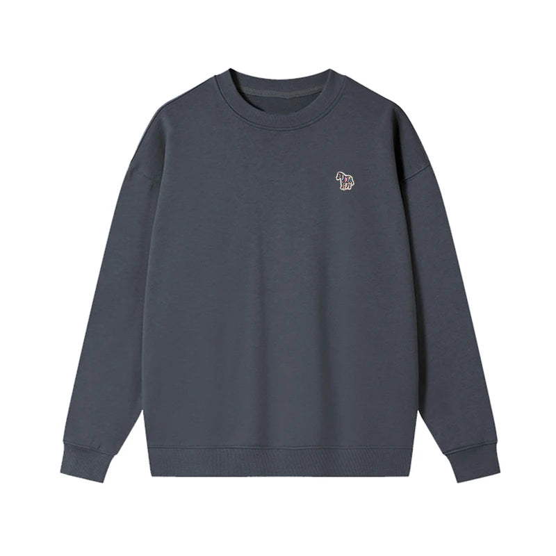 Hoodie Cotton Embroidery Men's/Women's - Sweat Collar Rond Long Sleeve Spring Fall