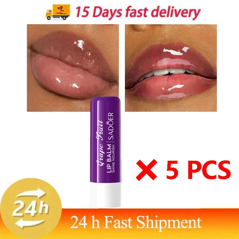 Instant Lip Plumping Gloss - Fine Line Reducing Serum Moisturizing Long-Lasting