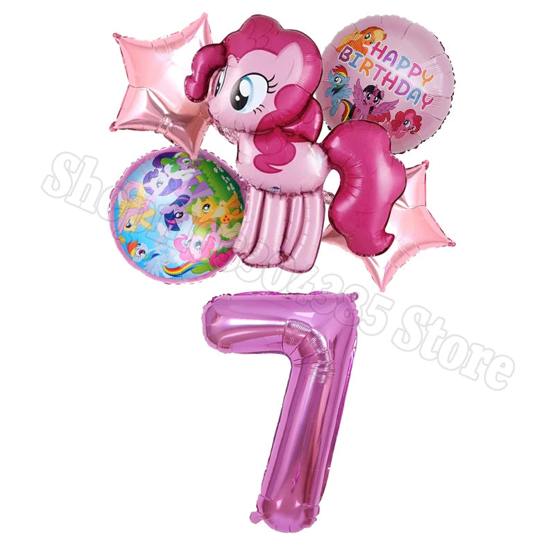 My Little Pony Number Balloons 1-10 Unicorn - Birthday Baby Shower Party