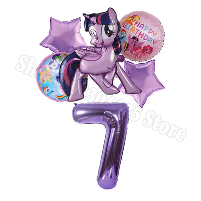 My Little Pony Number Balloons 1-10 Unicorn - Birthday Baby Shower Party