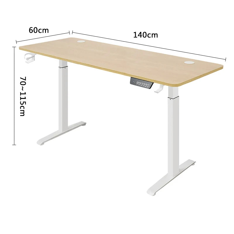Electric Height-Adjustable Vertical Desk - Integrated Lifting Workstation