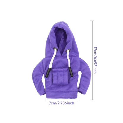 Winter Hooded Car Gear Shift Cover - Interior Decor Manual Automatic Universal