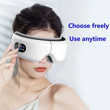 Heated Eye Massager - Eye Mask for Migraine 3-Mode Fatigue Relief