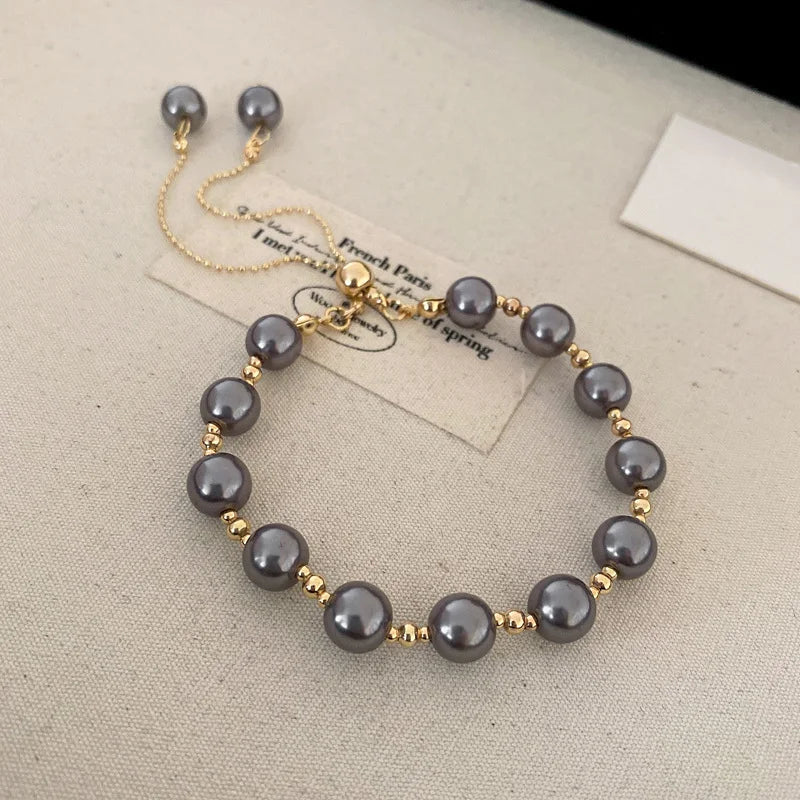 Women's Elegant Baroque Pearl Bracelet - Bangle Simulated Gift Birthday Evening