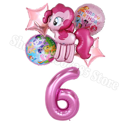 My Little Pony Number Balloons 1-10 Unicorn - Birthday Baby Shower Party