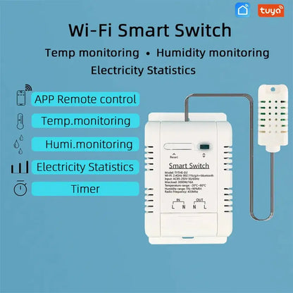 Tuya Smart WiFi Thermostat - Temperature Humidity Consumption Control