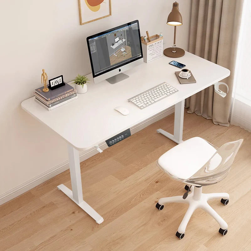 Electric Height-Adjustable Vertical Desk - Integrated Lifting Workstation