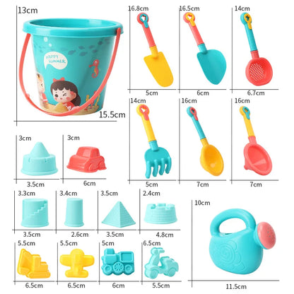 Kids Beach Toy Set – Sand Bucket, Shovel & Molds | Summer Fun