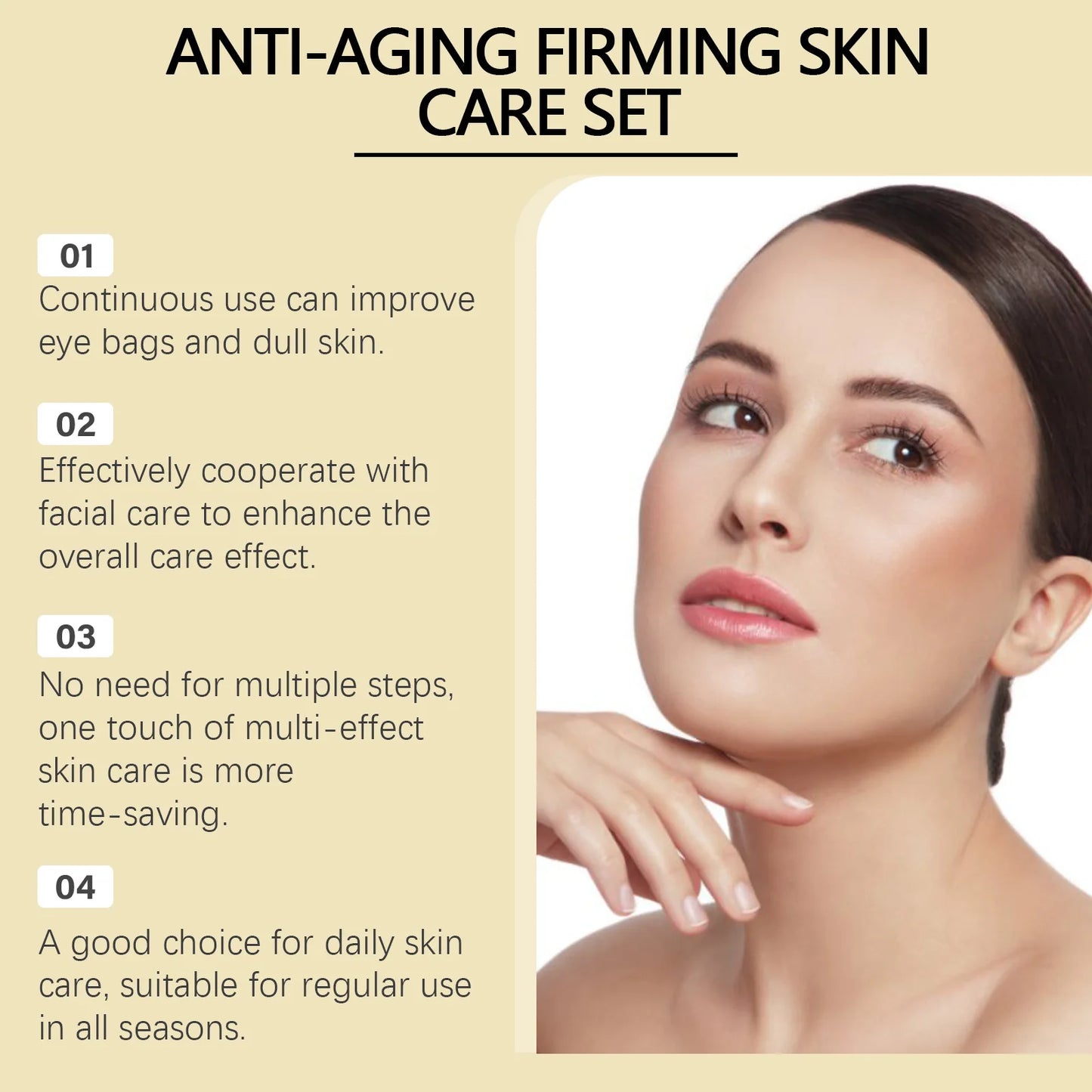 AH-8 Neck Firming Cream - Anti-Aging Polypeptide with Electric Massager