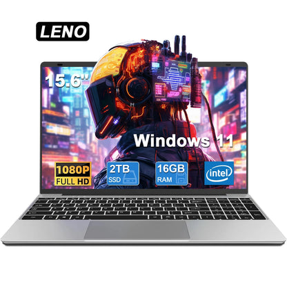 Laptop Gamer 15.6'' Ultra Slim Intel N3700 16GB RAM 2TB SSD Windows 11 Pro