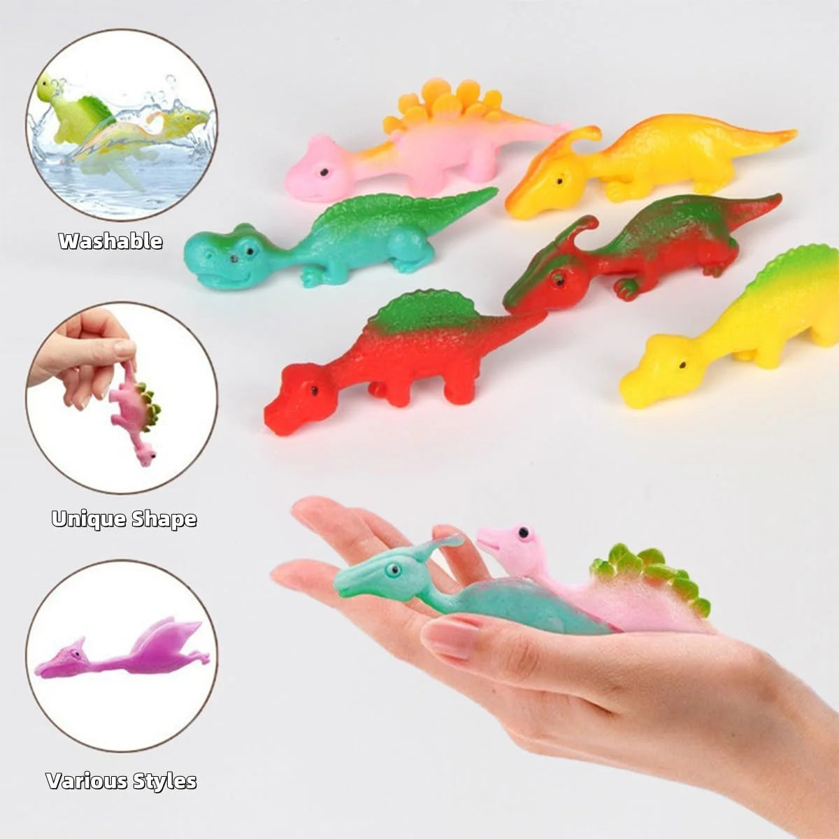 Dinosaur Catapult Game 5-20Pcs - Birthday Party Gift Kids