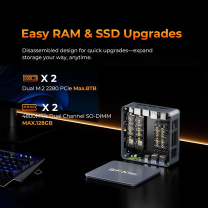 Mini PC Gaming GMKtec M6 Ultra AMD Ryzen 5 7640HS - WiFi 6 BT 5.2 Triple 4K