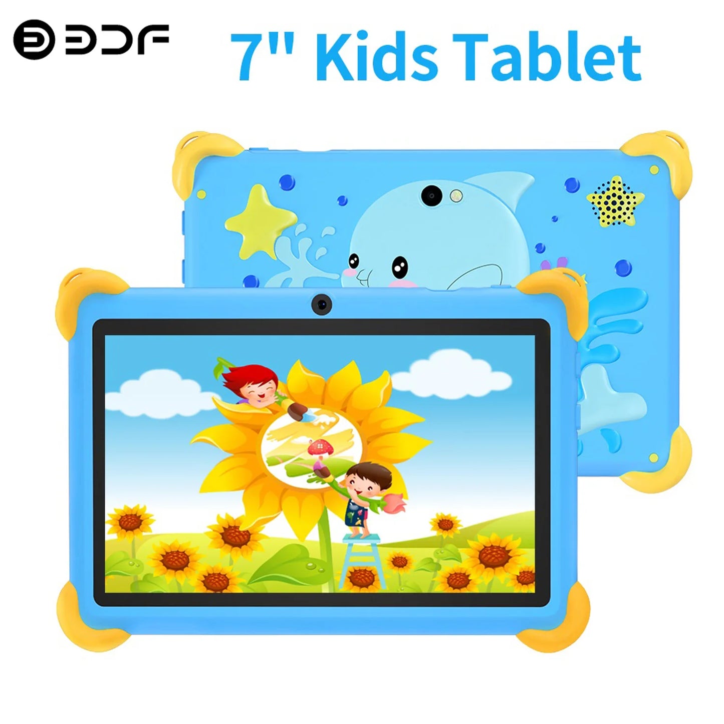 Kids Tablet 7" Android 2025 - 4GB RAM 64GB ROM WiFi 5G Educational