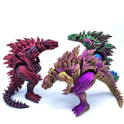 3D Printed Muscle Dinosaur Action Figure – Movable Joint Kids Toy