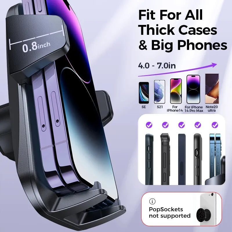 Holder Phone Auto for Air Vent - Black