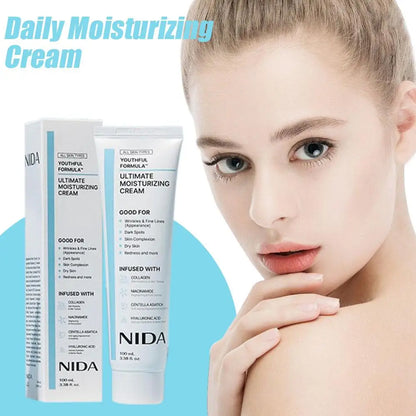 NIDA Moisturizer 100ml - Niacinamide Centella Asiatica Hyaluronic Acid Anti-Wrinkle