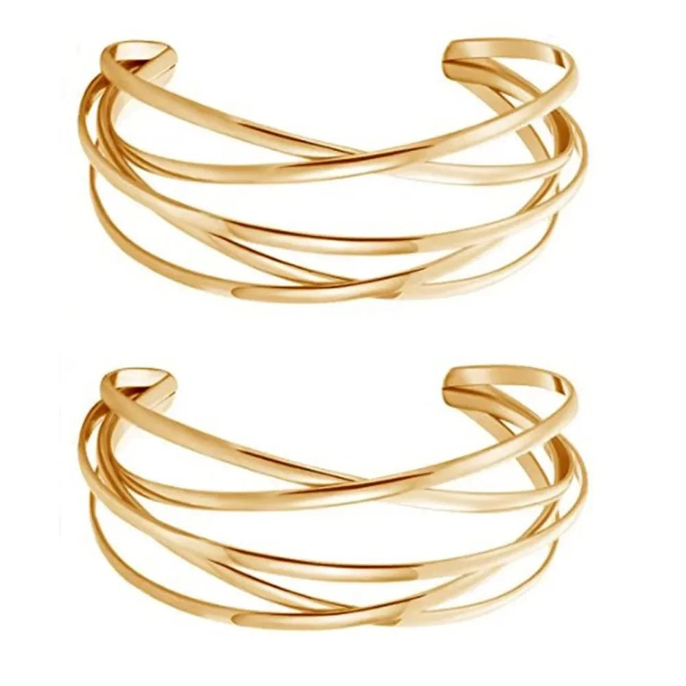 Stainless Steel Rose Bangle Bracelet Women's - Charm Luxury Elegant