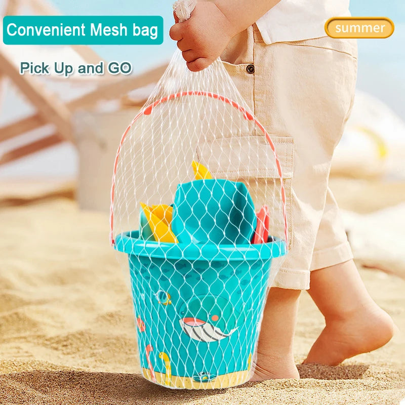 Kids Beach Toy Set – Sand Bucket, Shovel & Molds | Summer Fun