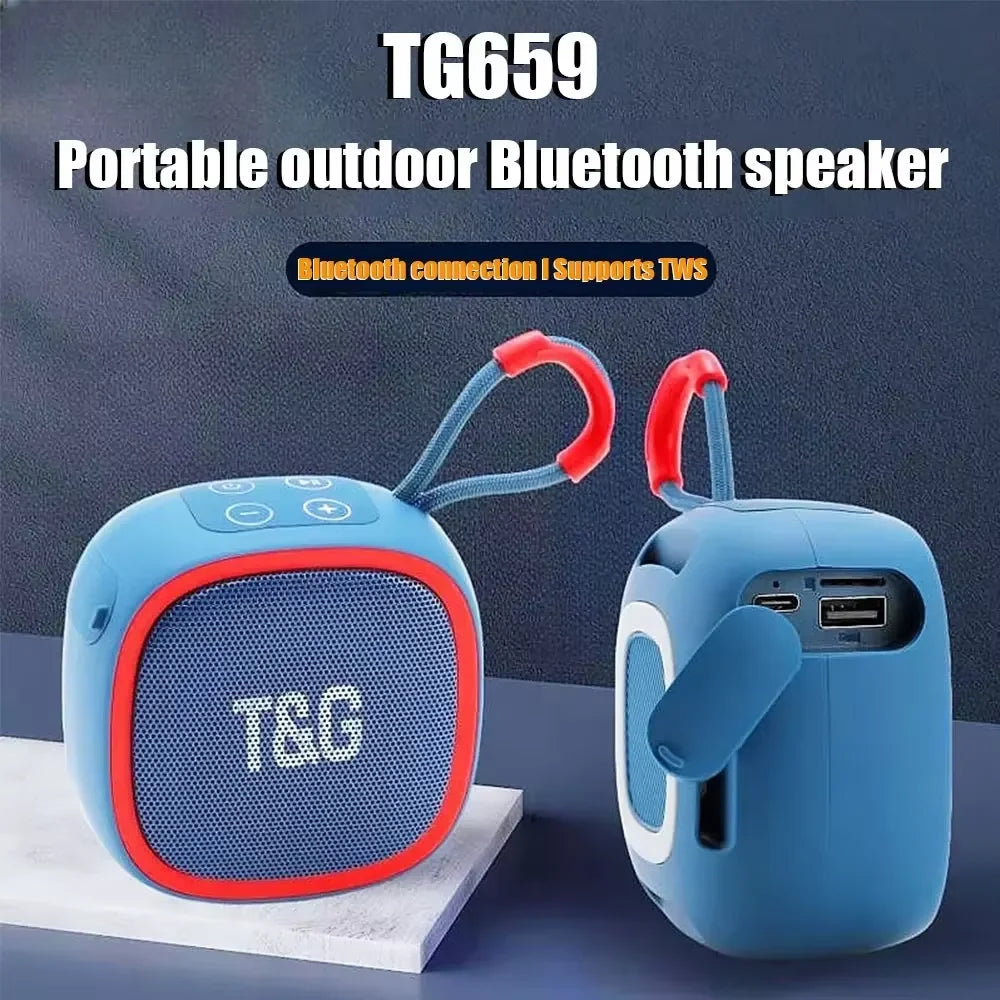 IPX4 Mini Portable Bluetooth Speaker - Wireless Stereo TWS FM TF