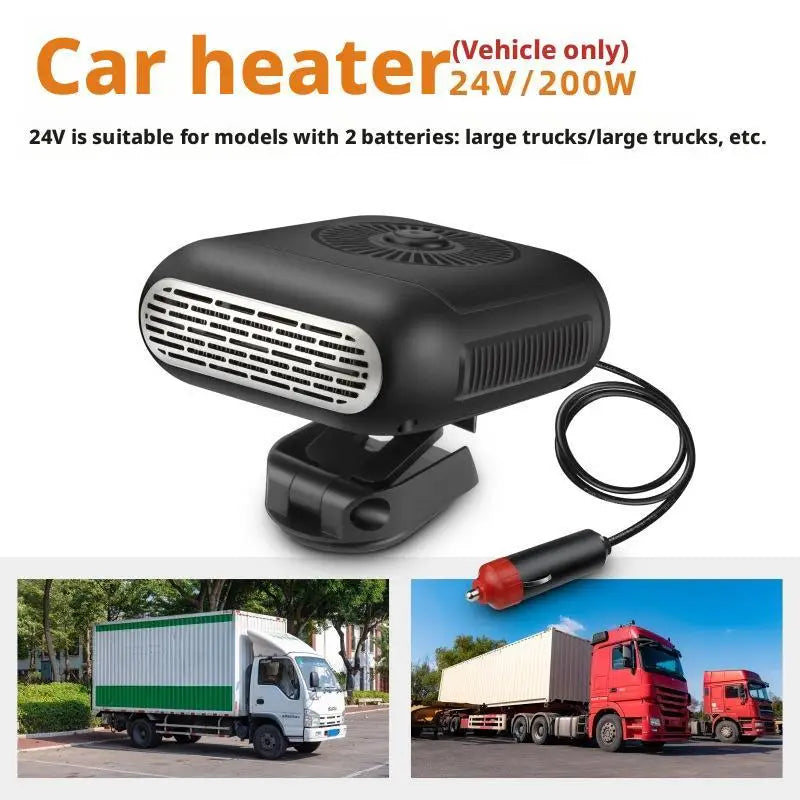 Car Heater 12V/24V Rotation 360° - Defroster Adjustable Windshield