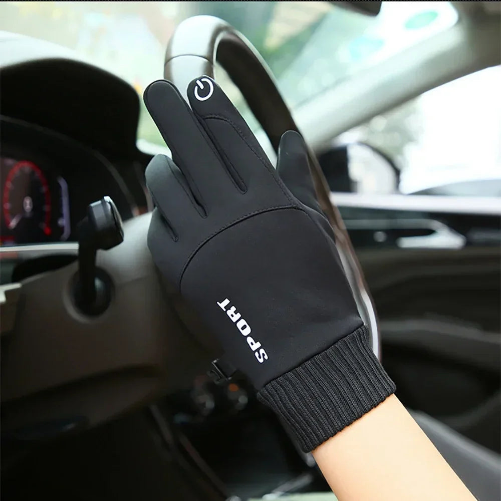 Thermal Touchscreen Gloves Men's Women's - Non-Slip Windproof Cycling Hiking