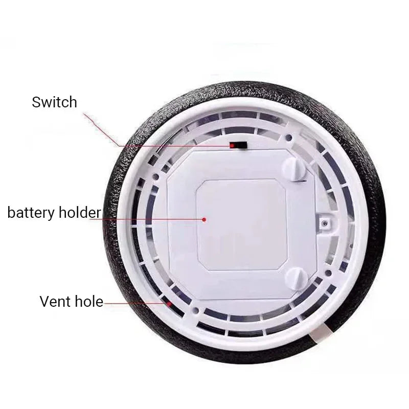 Electric LED Hover Soccer Ball with Music - Floating Football Toy for Kids