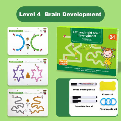 Montessori Math Drawing Tablet - Educational Pen Control Game Kids