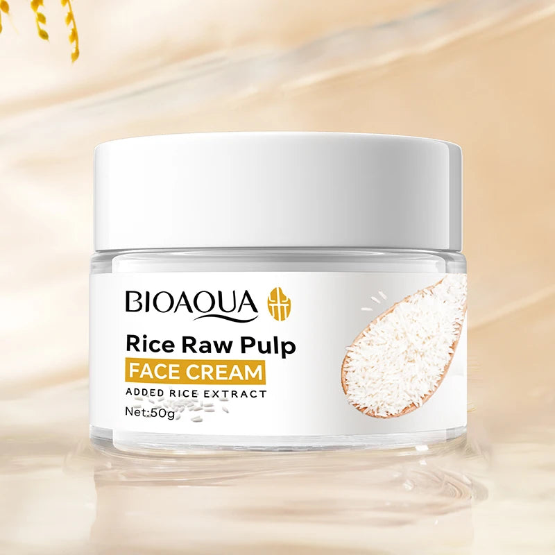 Cream Face Rice Puree Korean - Moisturizing Whitening K-Beauty Original