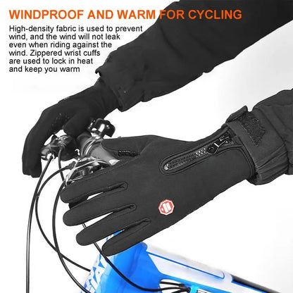 USB Rechargeable Heated Gloves - Touchscreen Windproof Portable