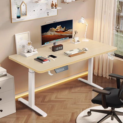 Electric Height-Adjustable Vertical Desk - Integrated Lifting Workstation