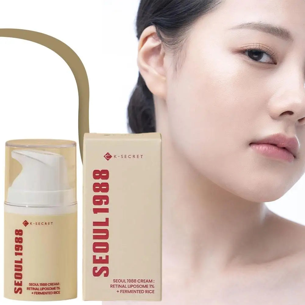 Seoul 1988 Retinol Liposome Face Cream - Anti-Wrinkle Eye Contour Moisturizing